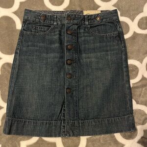 GAP Dark Blue Denim Pencil Skirt